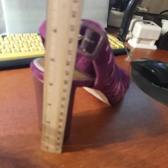 NEW ! Donald Pliner Sevanna Suede Dress Sandal Purple Size 9.5 - Picture 6 of 7